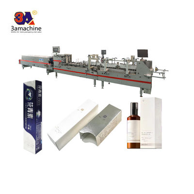 Máquina de colagem de pastas com 750 mm de tamanho máximo da caixa expandida e 0-250 m/min de capacidade
