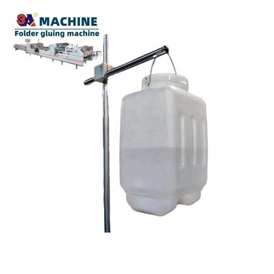Gluer de pasta de caixa de caldeira de plástico para colagem de caixa na máquina de colagem automática de caixa dobrável
