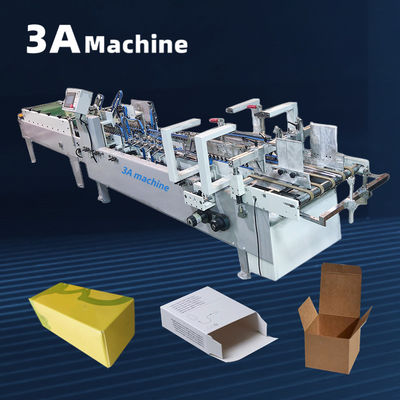 Material de papel Automático Mini Box Dobragem Máquina de colagem Caixa Desdobrada Tamanho 70mm-400mm