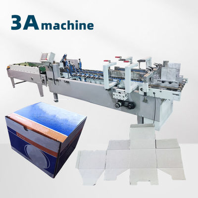 1100 Modelo Automático 46 Corner Folder Gluer Press Semi Auto Folder Gluer Machine com PLC