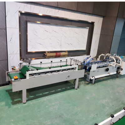 230m/min Velocidade de trabalho Máquina de colagem de pasta semi-automática Máquina de colagem de pasta mini caixa