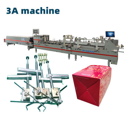380V SHH 800AG-2 Máquina de colagem automática de caixa corrugada de fecho automático Mini Folder Gluer Flexo Folder Gluer