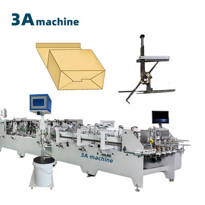 Máquina de colagem de caixas dobráveis com fecho de fundo pré-dobrado CQT 900YG-2 para cartão 250g-650g