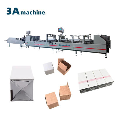 CQT 650JYG Crash Lock Box Bottom Folder-Gluer 650 com pré-dobragem e bot de bloqueio automático Folder Gluer Fold Gluer Machine