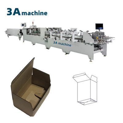 3700 KG Máquina de colagem automática de folhas de duplo fecho de fundo para cartão/caixa corrugada