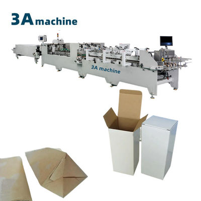 Função de recolha automática 1 Máquina de colagem de pasta de caixa ondulada com tensão 380v