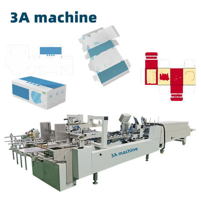 CQT 800 Caixa de cartão/caixas corrugadas de linha reta Máquina de colagem automática de pasta de cartão
