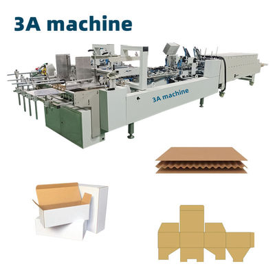 Máquina de colagem automática pneumática CQT-800WK-2 de pasta de papel corrugado para cartões