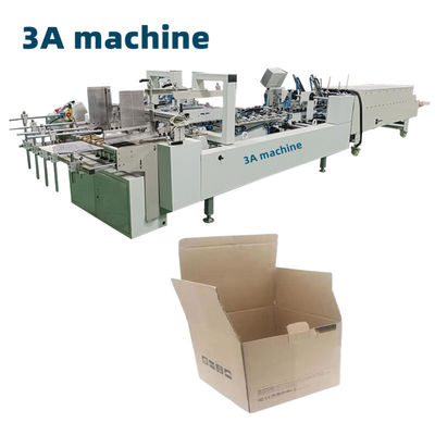 CQT-1300WK-2 Caixa de papel corrugado Folder Gluer Machine Caixa de papelão máquina de colagem