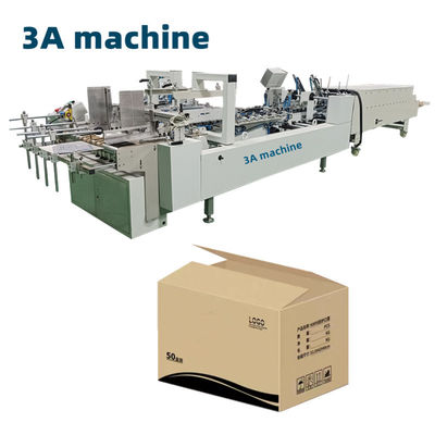 Máquina de colagem de papelão CQT-1300WK-2 para caixa pequena com cola fria solúvel em água