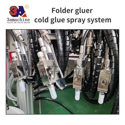 Pistola de pulverização de cola a frio acionada pneumaticamente para máquina de colagem de papel de alta precisão 3A