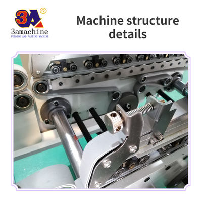 3a Máquina de colagem automática de pasta de mini caixa para loja de vestuário