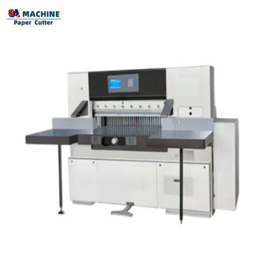 K92-7 Máquina automática de corte de papel de guilhotina de microcorte de controlo com capacidade de 4500 kg