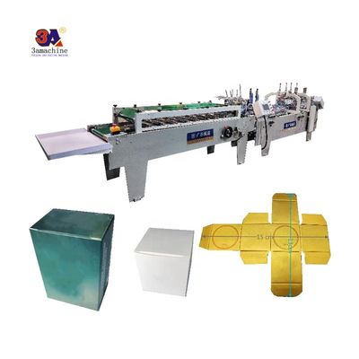 Inspeção de saída por vídeo fornecida Mini Box Folder Gluer Machine for Small Box Folding