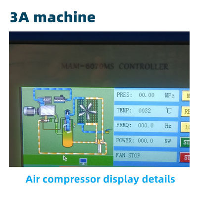 900mm*550mm*1000mm Compressor de ar automático de um tubo 22KW 10bar