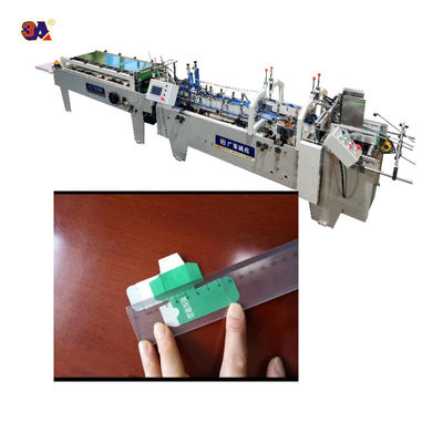 Inspeção de saída por vídeo fornecida Mini Box Folder Gluer Machine for Small Box Folding