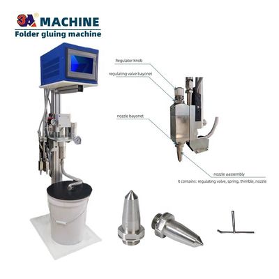 Arma de pulverização de alta precisão para aplicação de cola fria na máquina de colagem de papel 3A-CQ-1