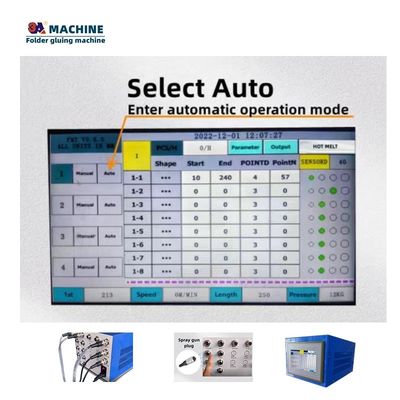 Frequência máxima de trabalho 500 pontos/sec Mini Box Folder Glue para Fast Folder Glue