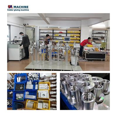 6 canais 1 arma automática mini caixa dobrável máquina de colagem com pressão de entrada 2-8Bar