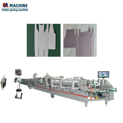 Máquina de colagem de caixa de dobragem automática e durável, movida a eletricidade, peso 4,3 kg