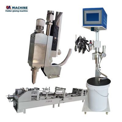 Máquina de fabricação de envelopes 3ACQ3 6 canais 3 armas Máquina de colagem de pasta de fusão a quente
