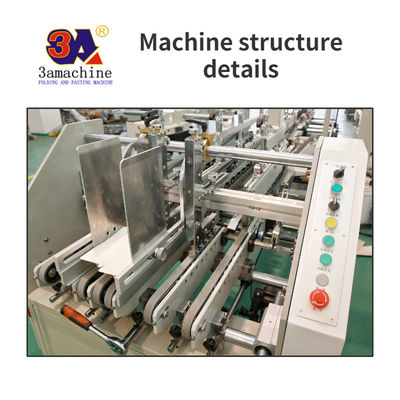 CQT1100 Máquina semi-automática de colagem de pastas para dobrar caixas