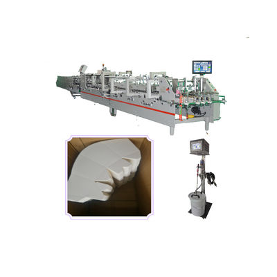 380V Voltage Cartão Folder Gluer Machine para cartão corrugado automático em 2022 ano