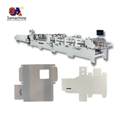 380V Voltage Cartão Folder Gluer Machine para cartão corrugado automático em 2022 ano