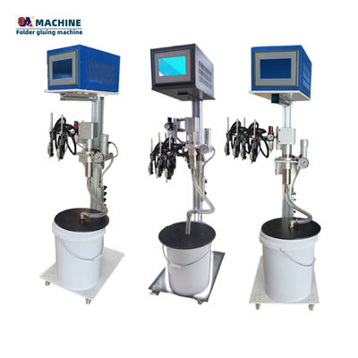 6 Channel 4 Cold Glue Guns Perfume Box Making Machine com configurações opcionais