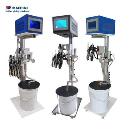6 Channel 4 Cold Glue Guns Perfume Box Making Machine com configurações opcionais