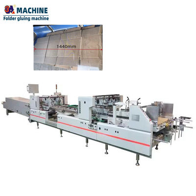 CQT1500 Caixa corrugada Folder Gluer lado de colagem para a velocidade Automática Dobrar e colar