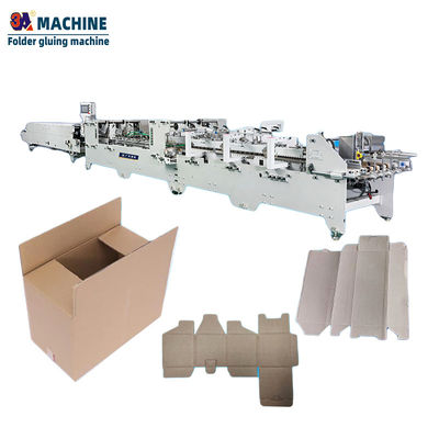 CQT1500 Caixa corrugada Folder Gluer lado de colagem para a velocidade Automática Dobrar e colar