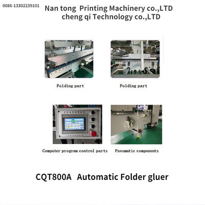 CQT/800A Máquina automática de fazer caixas de colagem de pasta 1600 KG Grade automático automático