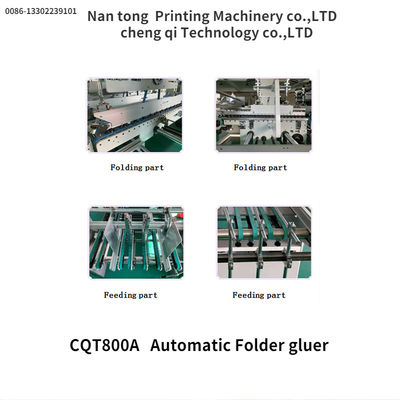 CQT/800A Máquina automática de fazer caixas de colagem de pasta 1600 KG Grade automático automático