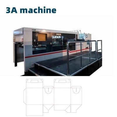 Máquina de corte automática de matriz profissional CQT-1520 com função semiautomática