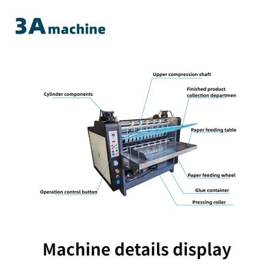 CQT 1000 Máquina de laminação automática para cartão ondulado 150g 150g 500g 500g
