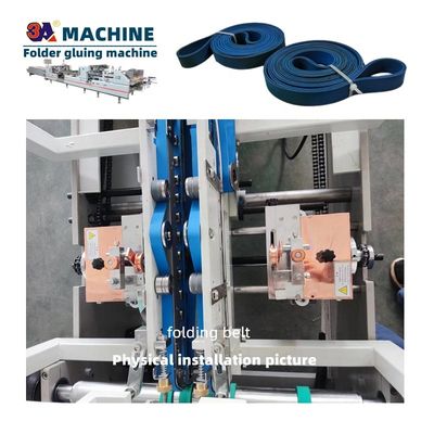 Equipamento de impressão e embalagem Máquina de colagem de caixas Cinturão para colagem de pasta de caixas pequenas