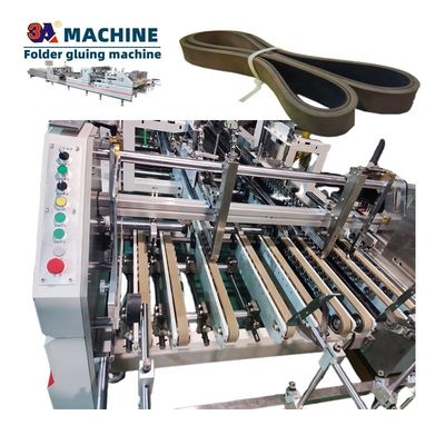 Cinturão de alimentação de colagem de pasta de caixa pequena para máquina de colagem automática de caixa dobrável