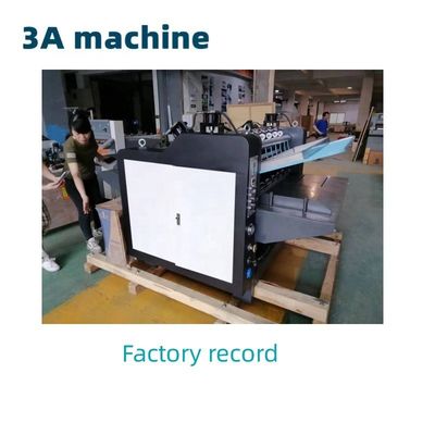 CQT-1000 Máquina de laminação automática de folhas de papelão com flauta para papel de espessura 150-550 g