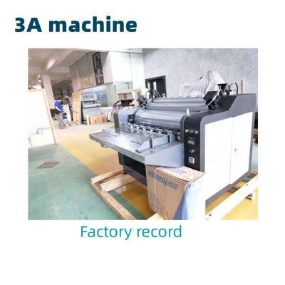 Máquina semi-automática de laminação de papelão para laminação de papel de 150g 150g 500g 500g