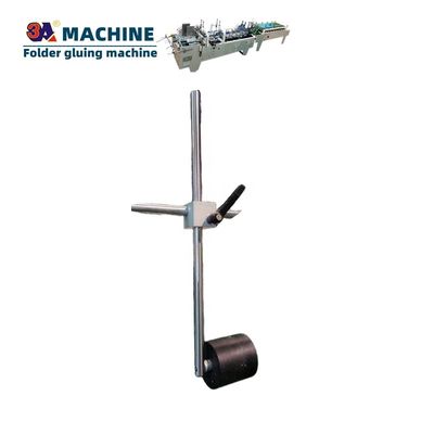 Máquina de colagem de caixas a motor elétrico Roda para cartera de caixas de prensagem Gluer Cintura dobrável