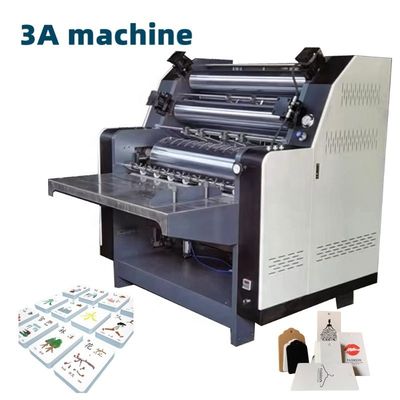 Máquina de laminação reforçada de 3000 kg para laminação de folhas de papelão com flauta