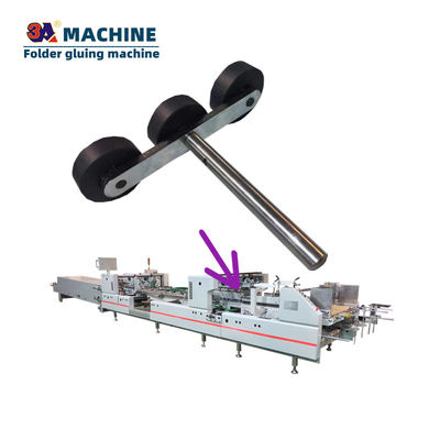 Máquina de colagem automática para dobrar e colar peças sobressalentes de caixas