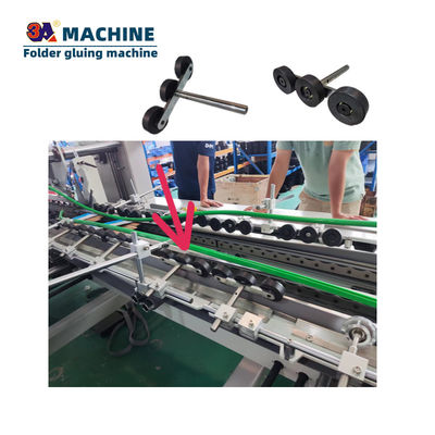 Máquina de colagem automática para dobrar e colar peças sobressalentes de caixas