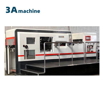 Máquina de dobragem de papel de 18 kW CQT-1060 com descolagem, corte a pressão, enrolamento e colagem