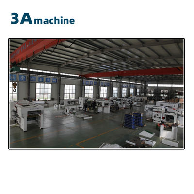 Máquina de dobragem de papel de 18 kW CQT-1060 com descolagem, corte a pressão, enrolamento e colagem