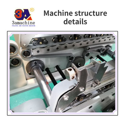 Máquina de colagem de pastas de tecidos de tensão 380 V para pastas de apresentação profissional