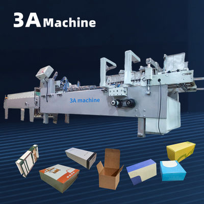 Máquina de dobrar caixas de papel com largura desenrolada de 70 mm-400 mm 380V Voltagem 3ACQ-580D Modelo