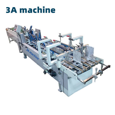 Máquina de colagem de pasta de alta velocidade para cartão 250g-650g Caixas Material de papel