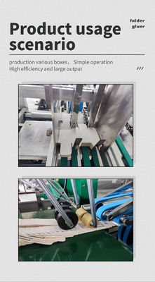 1200 KG Tipo Mecânico Acionado Máquina de colagem de pasta totalmente automática para caixa de cigarros